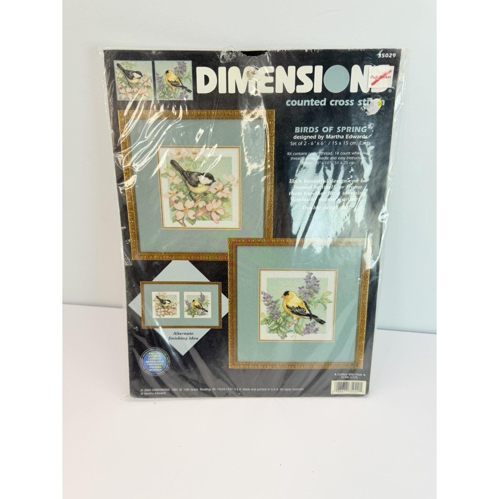Dimensions Cross Stitch Kit "Birds Of Spring" 35029 Martha Edwards Design sealed